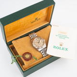 Datejust 36mm Fluted Silver Logo Diamon Dial 1995 - 16234