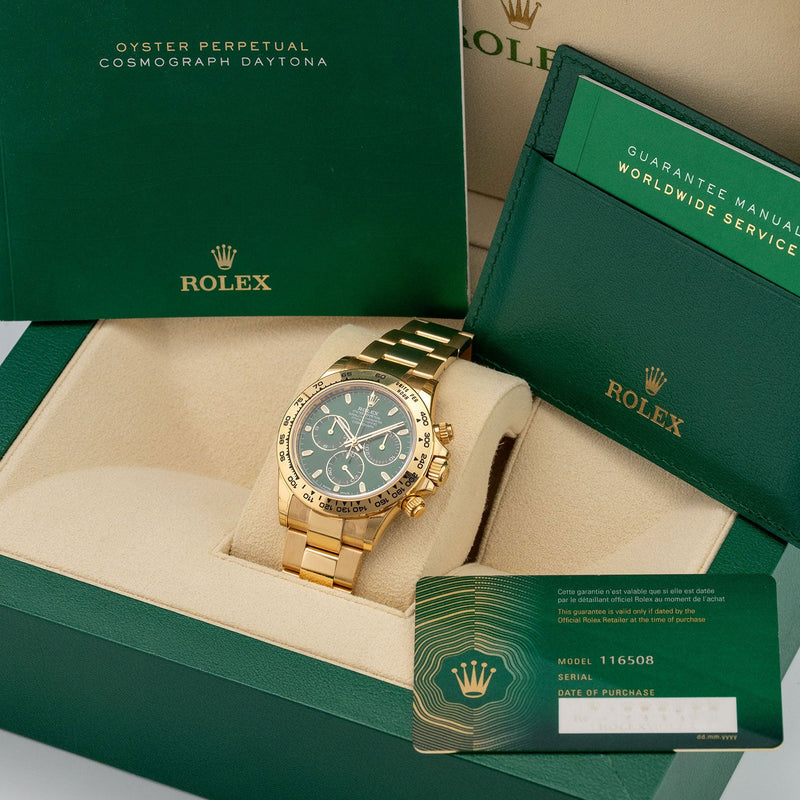 Daytona Chronograph John Mayer Green Dial - 116508