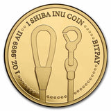 1 oz Gold Round - Shiba Inu