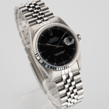 Datejust 36mm Black Dial 1990 - 16233