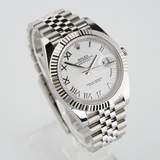 Datejust 41mm White Roman Dial Unworn 2026 Jubilee - 126334
