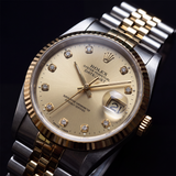 Datejust 36mm Champagne Diamond Dial 2004 - 16233