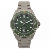 TAG Heuer Aquaracer 300M, Professional, Green, LC100, Erstkaufrechnung, Ref. WBP208B.BF0631, 03-2023, B+P