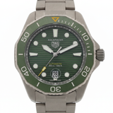 TAG Heuer Aquaracer 300M, Professional, Green, LC100, Erstkaufrechnung, Ref. WBP208B.BF0631, 03-2023, B+P