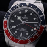 Tudor Black Bay GMT, "Pepsi", Edelstahl, Ref. 79830RB, 2021, B+P