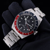 Tudor Black Bay GMT, "Pepsi", Edelstahl, Ref. 79830RB, 2021, B+P