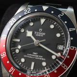 Tudor Black Bay GMT, "Pepsi", Edelstahl, Ref. 79830RB, 2021, B+P