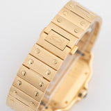 Santos de Cartier Yellow Gold WhiteDial 2021 - WGSA0030