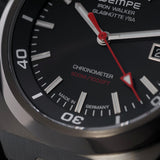 Wempe Iron Walker 42mm, Sonderedition Köln Edition, Gun Metal, Ref. WI690003, mit Box