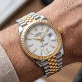 Datejust 41mm White Dial Jubilee 2017 - 126333
