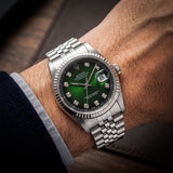 Datejust 36mm Green Degrade Diamond Dial - 16014