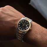 Datejust 36mm Black Diamond Dial 1989 - 16233