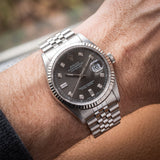 Datejust 36mm Rhodium Diamond Dial - 16234