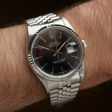 Datejust 36mm Black Dial 1991 - 16234