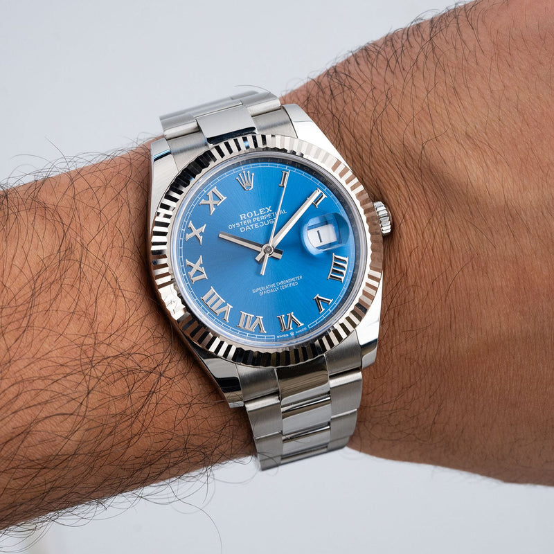 Datejust 41mm Azzurro Dial 2023 Oyster - 126334