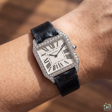 Santos Dumont White Gold 29x30mm - WH100251