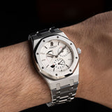 Royal Oak Dual Time White Dial - 26120ST.OO.1220ST.01