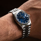 Datejust 36mm Rare Factory Diamond Blue Dial 1982 - 16014