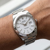Datejust 41mm White Dial Unworn 2026 Oyster - 126334