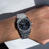 Royal Oak 37mm Factory Diamond Bezel Black Dial - 15451ST.ZZ.1256ST.01