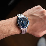 Speedmaster Triple Date Blue Dial 40mm - 3222.80.00