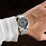Datejust 41mm Roman Pave Diamond Dial 2018 - 126300
