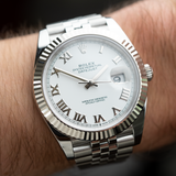 Datejust 41mm White Roman Dial Unworn 2026 Jubilee - 126334