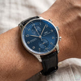 Portugieser Chronograph Blue Dial - IW371606