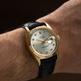 Datejust 36mm 18K YG Head Silver Small Diamond Dial 1989 - 16238