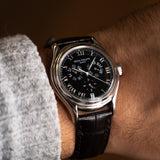 Annual Calendar Platinum Automatic Black Dial - 5035P-001