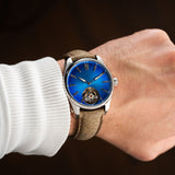Pioneer Tourbillon Arctic Blue Dial - 3804-1208