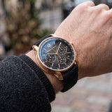 Code 11.59 Chronograph Rose Gold Ceramic Automatic Black Dial - 26393NR.OO.A002KB.02