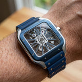 Skeleton Blue 39.8 mm 2022 - WHSA0026