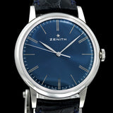 Zenith Elite 6150 Automatic 42 mm, Ref. 03.2272.6150/51.C700, Blue Dial, B+P